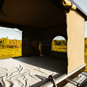 Tienda de campaña de techo rígido para coche, camión, camping, artículos para exteriores, tienda de campaña de techo de aluminio ABS para autocaravana - Product Image 3