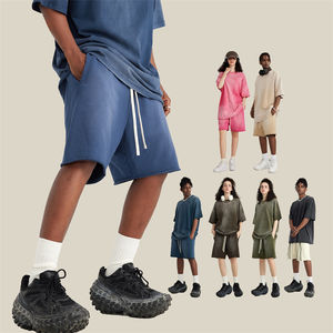 Offre Spéciale Gym Shorts Personnalisable Vintage Washed Streetwear Unisexe - Product Image 3