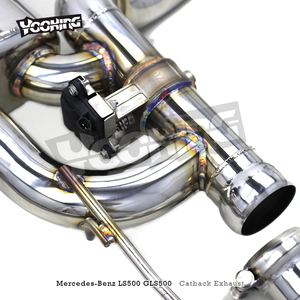 Échappement OBM Catback pour mercedes-benz LS500/GLS500 X166 <span class=keywords><strong>V8</strong></span> 4.7T 2017-2023 silencieux en acier inoxydable système d'échappement Valvetronic - Product Image 3