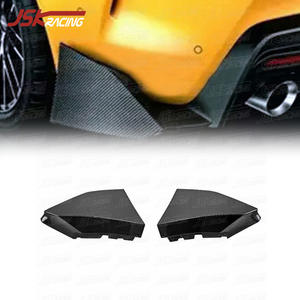 Diffuseurs de pare-chocs arrière en fibre de carbone pour <span class=keywords><strong>Toyota</strong></span> <span class=keywords><strong>Supra</strong></span> A90 2019-2020, lèvre de pare-chocs de voiture, pièces de spoiler modifiées, style T amélioré - Product Image 1