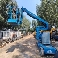 Nacelle articulée Genie, plateforme de travail aérienne électrique autopropulsée, élévateur compact articulé pour travaux en extérieur