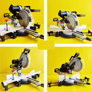 Power <span class=keywords><strong>Action</strong></span> 2300w <span class=keywords><strong>Scie</strong></span> à onglets électrique 12 pouces <span class=keywords><strong>Scie</strong></span> à onglets coulissante Machine de découpe de bois pour bois aluminium - Product Image 2