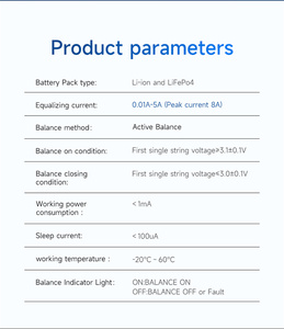 เครื่องปรับสมดุลแบบ Active Balancer สำหรับแบตเตอรี่ลิเธียม Lifepo4แบบ capacitive 48V Livepo4เซลล์5A NMC 100 Balancer - Product Image 4