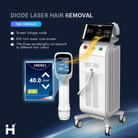 Appareil d'épilation au laser à diode 4 ondes, origine Chine, barre cohérente, reconnaissance cutanée IA, qualité médicale, indolore, professionnel, 755 nm