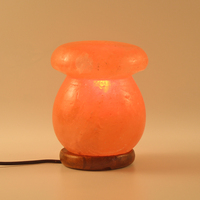 Lampe de Sel de l'Himalaya Sculptée à la Main Dimmable, Rose Naturel, Lumière LED Chaude, Veilleuse de Bureau, Décoration Florale, Musique, Ange, Amour, Noël - Offre Spéciale