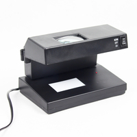 Lampe ultraviolette pour la détection des faux billets EURO, détecteur de billets de banque malaisiens avec lentille grossissante