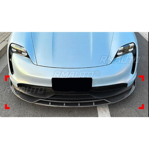 สำหรับ Porsche Taycan 2019+ ชุดแต่งกันชนหน้ารถยนต์ ลิปสปลิตเตอร์ ดิฟฟิวเซอร์ ชุดแต่งตัวถังรถยนต์ ฝาครอบป้องกันกันชน อุปกรณ์ตกแต่งรถยนต์ - Product Image 4