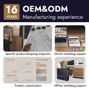 ODM OEM Tùy Chỉnh Dịch Vụ 6Mm Độ Dày Sàn Vinyl SPC Không Thấm Nước Trong Nhà Gỗ Composite Nhựa Gạch Thiết Kế Đồ Họa - Product Image 4