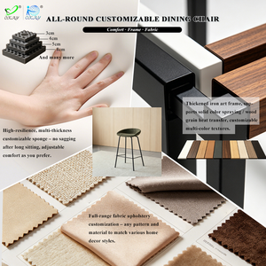 Chaise <span class=keywords><strong>de</strong></span> salle à manger OKAY, <span class=keywords><strong>tabouret</strong></span> <span class=keywords><strong>de</strong></span> bar minimaliste en forme <span class=keywords><strong>de</strong></span> bol, sans dossier, vert texturé, léger, pour projets, vente en gros, mobilier <span class=keywords><strong>de</strong></span> bar - Product Image 2