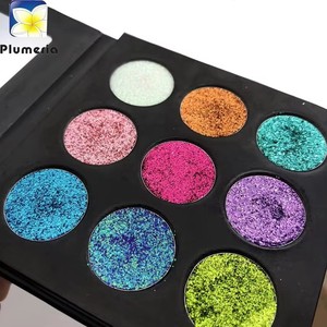 Multichrome sáng tự làm Eyeshadow Palette với khoáng sắc tố satin kết thúc kim loại ánh sáng lung linh & Dark colors-tàn ác-miễn phí - Product Image 3
