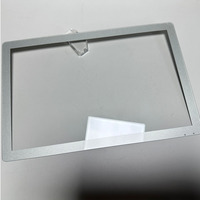 Verre trempé Gorilla protecteur pour écran avant, électroplaqué argent, 0,5 mm, 1 mm, 2 mm, effet miroir sérigraphié argenté