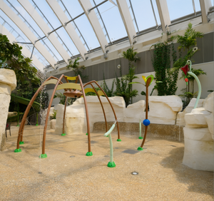 Équipement de jeux aquatiques sur le thème de la forêt en acier inoxydable pour les enfants, parcs aquatiques, campings, stations balnéaires, piscines familiales - Product Image 6