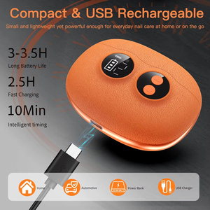 Coupe-ongles électrique multifonctionnel Jumon avec lumière LED et loupe, coupe-ongles de sécurité sans douleur pour adultes et personnes âgées - Product Image 5