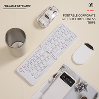 Ensemble cadeau intelligent pour occasions spéciales, clavier pliable, clé USB, souris, batterie externe, anniversaire de mariage