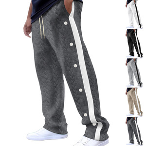 <span class=keywords><strong>Pantaloni</strong></span> da uomo in pile a coste, taglio ampio, anti-piega, taglie forti, con tasche laterali con <span class=keywords><strong>bottoni</strong></span>, stile <span class=keywords><strong>tuta</strong></span> - Product Image 6