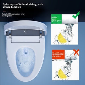 Inodoro Inteligente de Alta Gama con Descarga Automática, Sanitario Automático para Baño, Inodoro Inteligente para el Hogar - Product Image 4