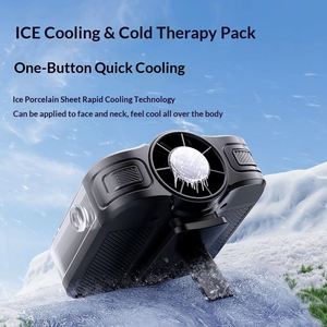 Semiconductorcooling Portablefan Lightweighttransparentdesign Neckwaisthanging Handhelddesktopfan Outdoorhomeconstr Coolingfan - Product Image 4