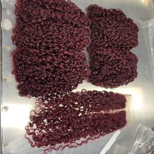 4 + 1 Vendeur d'extensions en vrac Mèche humaine brésilienne Paquet de cheveux bruts vierges brésiliens à cuticule alignée Faisceaux de cheveux humains avec fermeture - Product Image 3