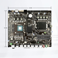 Carte mère de bureau Intel B365/H310 LGA 1151 avec double DDR4 128 Go de RAM, 3 ports LAN POE, GPU GTX 1650 intégré