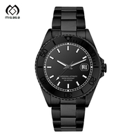 Populaire 42mm grand cadran étanche lunette rotative veilleuse en acier inoxydable 316L mouvement entièrement automatique montre de plongée pour hommes