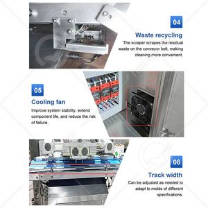 OCEAN Professional One Shot Chocolate Make Verser la machine de dépôt de chocolat noir - Product Image 4