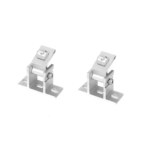 Support de panneau solaire en aluminium réglable pour toit plat, anodisé, système de montage en gros pour panneaux solaires photovoltaïques domestiques, modèle triangulaire - Product Image 4