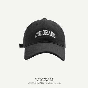 หมวกกีฬาสี<span class=keywords><strong>น</strong></span>้ำเงินเข้มยู<span class=keywords><strong>น</strong></span>ิเซ็กส์หมวกเบสบอลผ้าทอลายทแยงปักลายจุดสำหรับผู้ชายสไตล์สปอร์ต - Product Image 6