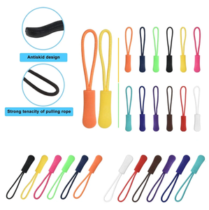 Lot de 10 attaches de <span class=keywords><strong>fermeture</strong></span> <span class=keywords><strong>éclair</strong></span> pour sacs, remplacement de la boucle <span class=keywords><strong>cassée</strong></span>, clip de fixation pour cordon de sac de voyage, valise, tente - Product Image 2