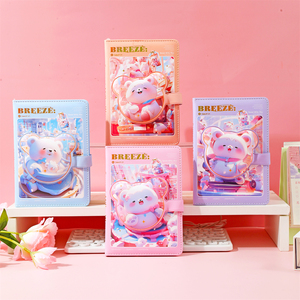 All'ingrosso Kawaii grazioso taccuino di decompressione A6 eco-friendly eco-friendly in pelle PU studenti <span class=keywords><strong>Anime</strong></span> <span class=keywords><strong>Anime</strong></span> diario dei fan - Product Image 2