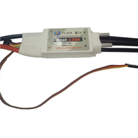 Contrôleur de vitesse pour bateau RC Flier 8S Brushless Sensorless 120A BEC (5V/2A) avec refroidissement par eau, câbles vinyle 8AWG, PWM 50Hz, IP54