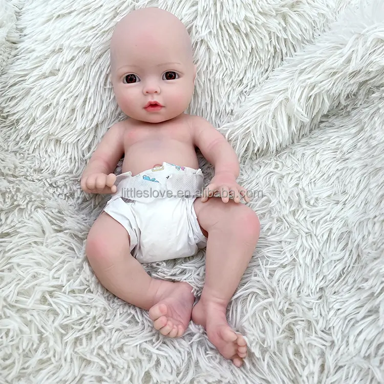 Reborn Baby Doll Micro Preemie Full Body Silicone Baby Doll Lifelike Mini Reborn Doll Born Early Baby
