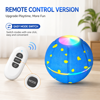 Balle interactive pour chien, jouet LED intelligent, balle pour animaux de compagnie en ETPU, rebond élevé, mouvement automatique, jouet lumineux pour chiens, vente en gros