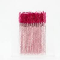 Applicateur de mascara en spirale vert lime, brosse à cils synthétique avec manche en plastique pour extensions de cils DIY et cils en grappe