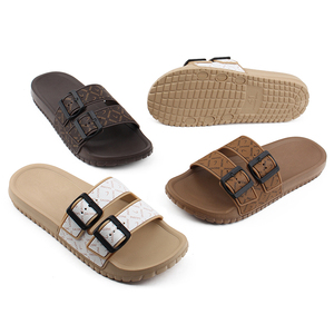 Nuevas <span class=keywords><strong>sandalias</strong></span> <span class=keywords><strong>de</strong></span> venta al por mayor para <span class=keywords><strong>hombre</strong></span>, chanclas ajustables con doble <span class=keywords><strong>hebilla</strong></span>, <span class=keywords><strong>Sandalias</strong></span> cómodas antideslizantes para <span class=keywords><strong>hombre</strong></span>, zapatillas deslizantes personalizadas para <span class=keywords><strong>hombre</strong></span> - Product Image 1