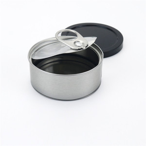 Custom Round Cosmetic Tin Recyclable Tin Containers Round Cosmetic Tin Jar Custom Metal Tin Custom Tin Containers - Product Image 1
