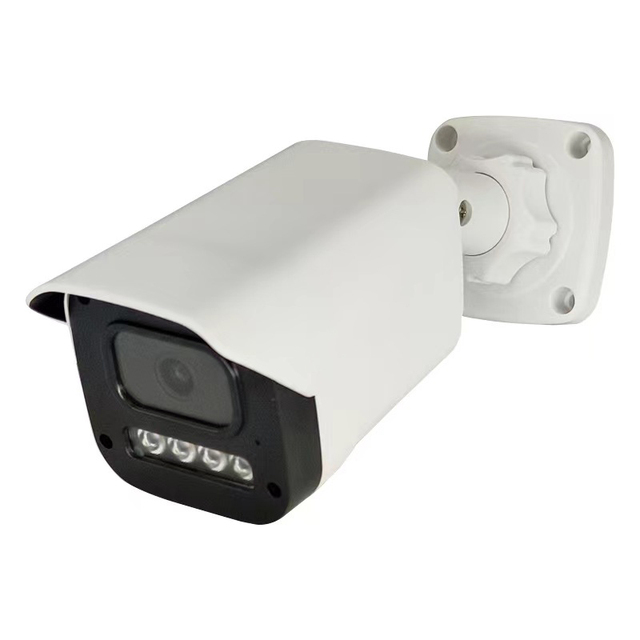 Jianvision Outdoor IP Bullet CCTV Surveillance Network Camera 4K 8MP IR Fixed 3.6mm Lens NVR PoE CMOS Sensor External Microphone