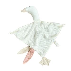 Couvertures d'emmaillotage de sécurité en mousseline de coton pour bébé à la mode mignonnes décoratives pour la maison oie bébé couette - Product Image 5