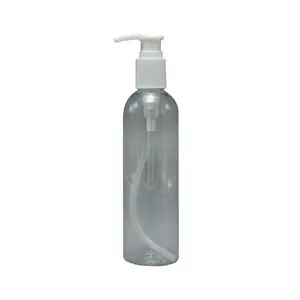 Frascos de spray de plástico transparentes 8oz 250ml, recipiente recarregável para loção, cabelo, produtos de limpeza