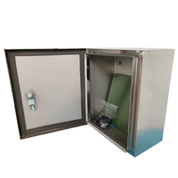 Armoire verrouillable 250x300 Boîte électrique Armoire électrique Enceintes en acier inoxydable pour l'électricité