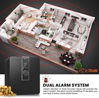 Luxus Digital Passwort Smart Safe Stahl Elektronischer Safe für das Home Office oder das Hotel