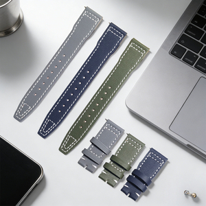 Bracelet de montre Jettda Premium pour pilote IW-C, en nylon tissé, respirant, durable, imperméable, à libération rapide, souple - Product Image 3