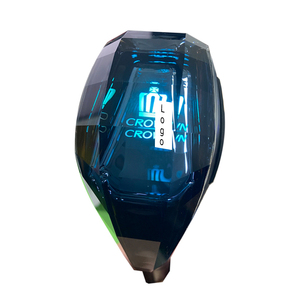 Pomo de Palanca de Cambios Universal de Cristal en Forma de R con Luz LED Multicolor Táctil para Vehículos Mark <span class=keywords><strong>X</strong></span> Axio Wish Voxy Crown - Product Image 2