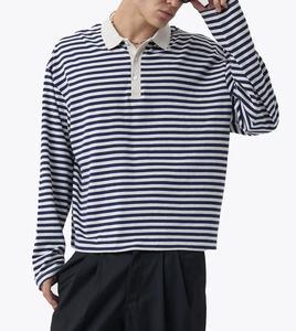 Fabrication de chemises personnalisées pour hommes avec logo sérigraphié, tissu 100% coton, coupe ample et évasée, manches longues, style décontracté. - Product Image 2