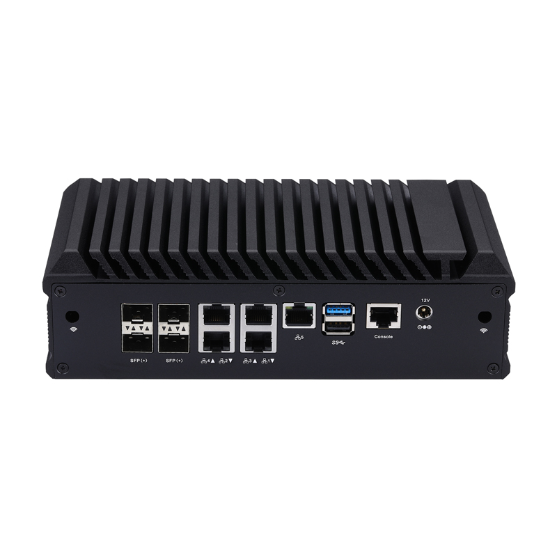 Qotom Q20331G9 Mini PC 4 10G SFP+ e 5 x Intel I225-V 2.5 Gigabit Ethernet Portas de Baixa Potência Computação de Borda Mini PC