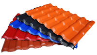 Matériau de construction de bonne qualité isolation thermique et acoustique brique rouge ASA tuile synthétique pour habitation