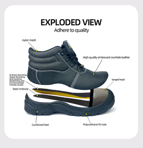 Safetyjogcer safetyboy <span class=keywords><strong>CE</strong></span> của người đàn ông làm việc an toàn Giày chống tác động chống đâm thủng chống trượt chống tĩnh cho nhà máy sử dụng - Product Image 6