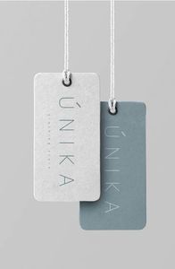 Etiquetas de papel con logotipo en relieve personalizadas de alta calidad para ropa, completas con etiquetas de nombre personalizadas, adecuadas para prendas de vestir. - Product Image 5