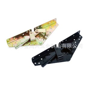 Charnières de meubles en acier laminé à froid noir de 2 mm, modèle 230 260, montage en surface, réglage d'angle de canapé à 180 degrés - Product Image 2