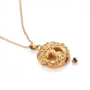 Vente en gros <span class=keywords><strong>de</strong></span> collier personnalisé avec <span class=keywords><strong>pendentif</strong></span> urne en frêne en acier inoxydable <span class=keywords><strong>arbre</strong></span> <span class=keywords><strong>de</strong></span> <span class=keywords><strong>vie</strong></span> en or <span class=keywords><strong>et</strong></span> en <span class=keywords><strong>argent</strong></span> 18 carats - Product Image 4