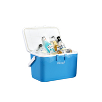Glacière 8L Isoler les Boissons Plastique pour Camping Party Picnic Use Avec Grande Poignée